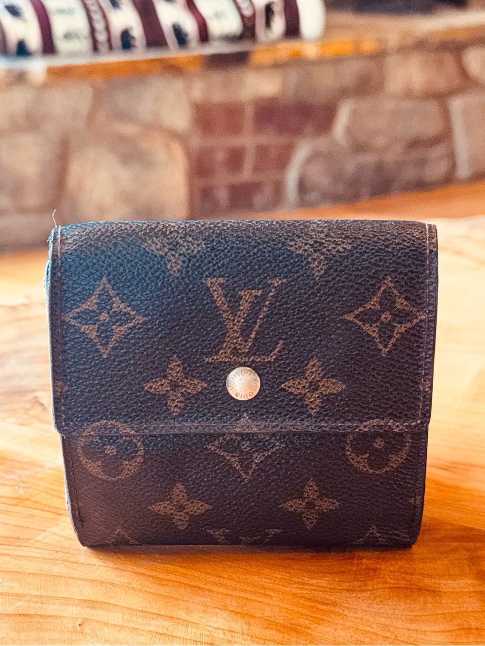 Louis Vuitton, Elise monogram, compact, vintage wallet